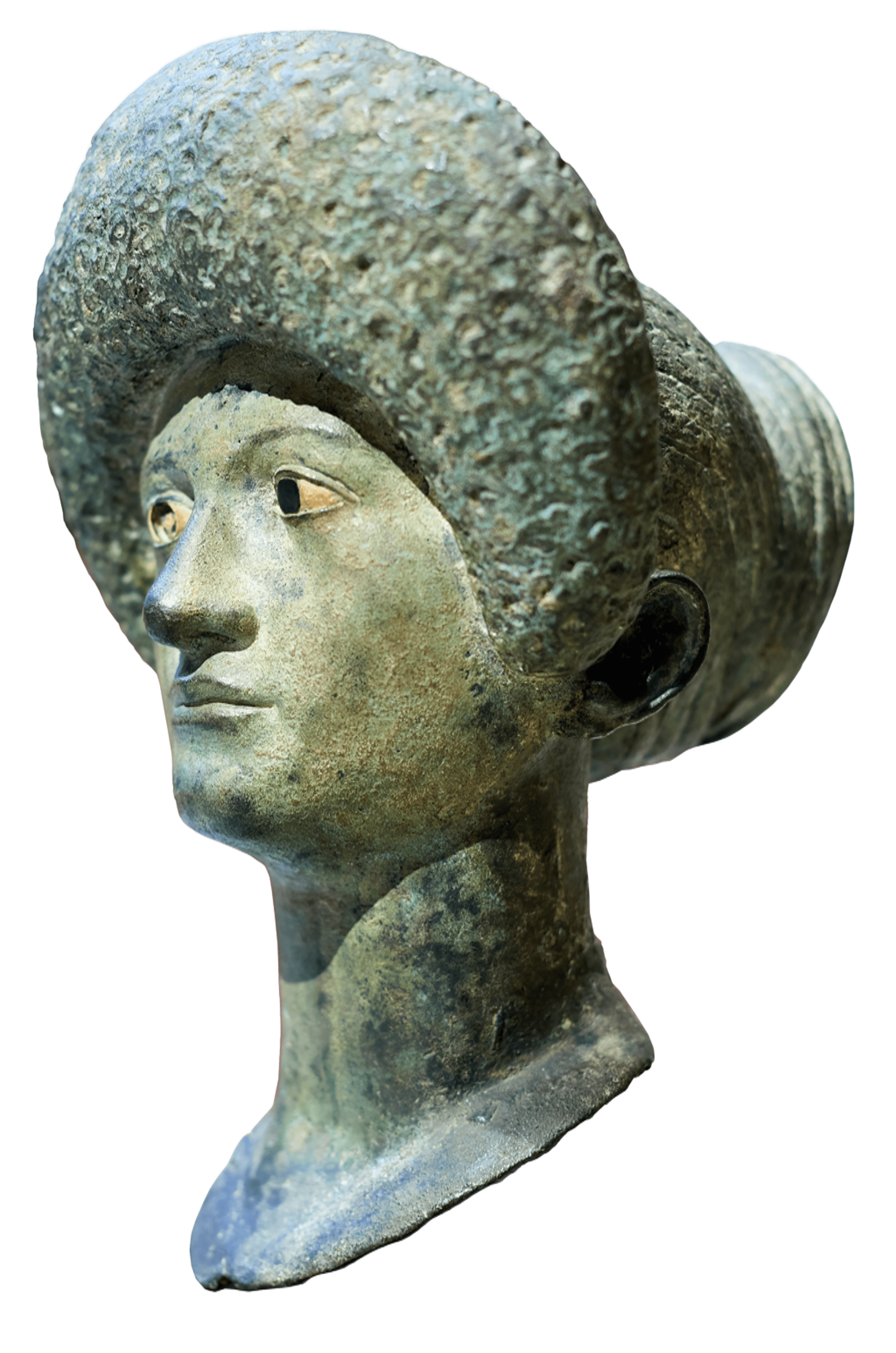 Bust d'una dona romana amb un pentinat de vespa