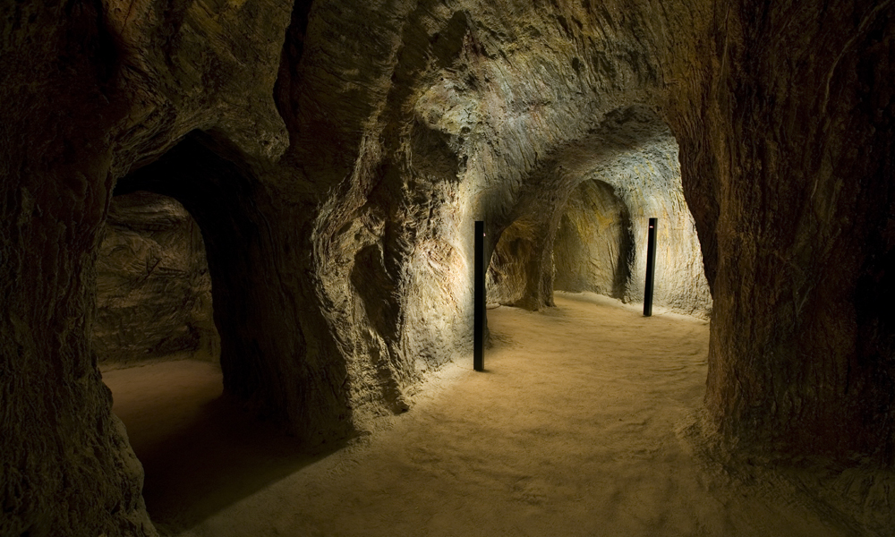Interior de les Mines de Gavà.