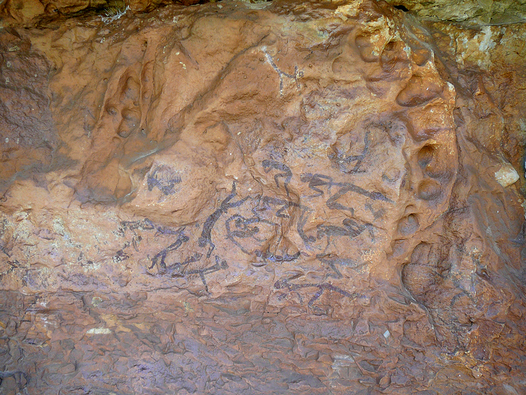 Pintura rupestre.